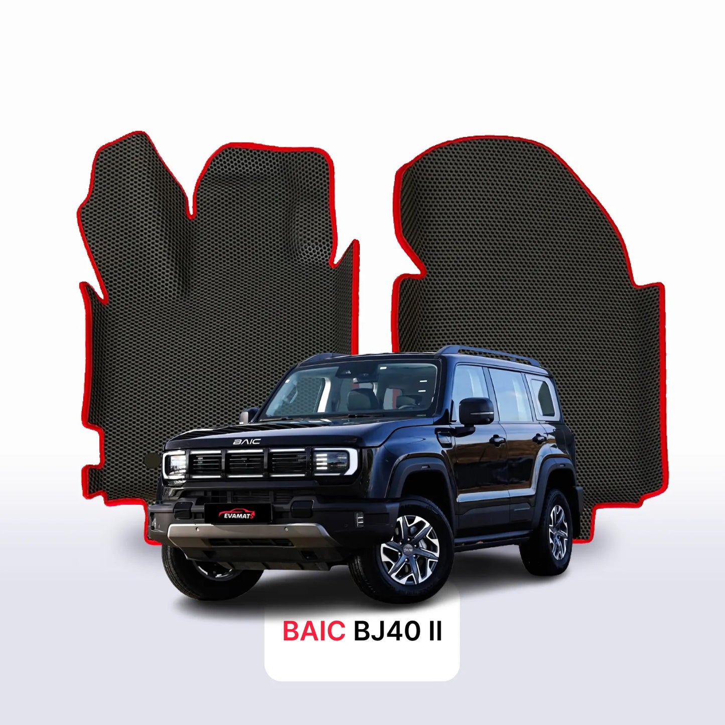 Автомобільні килимки EVAMATS для позашляховика BAIC Beijing 3 1st gen 2016-2025 р.в.