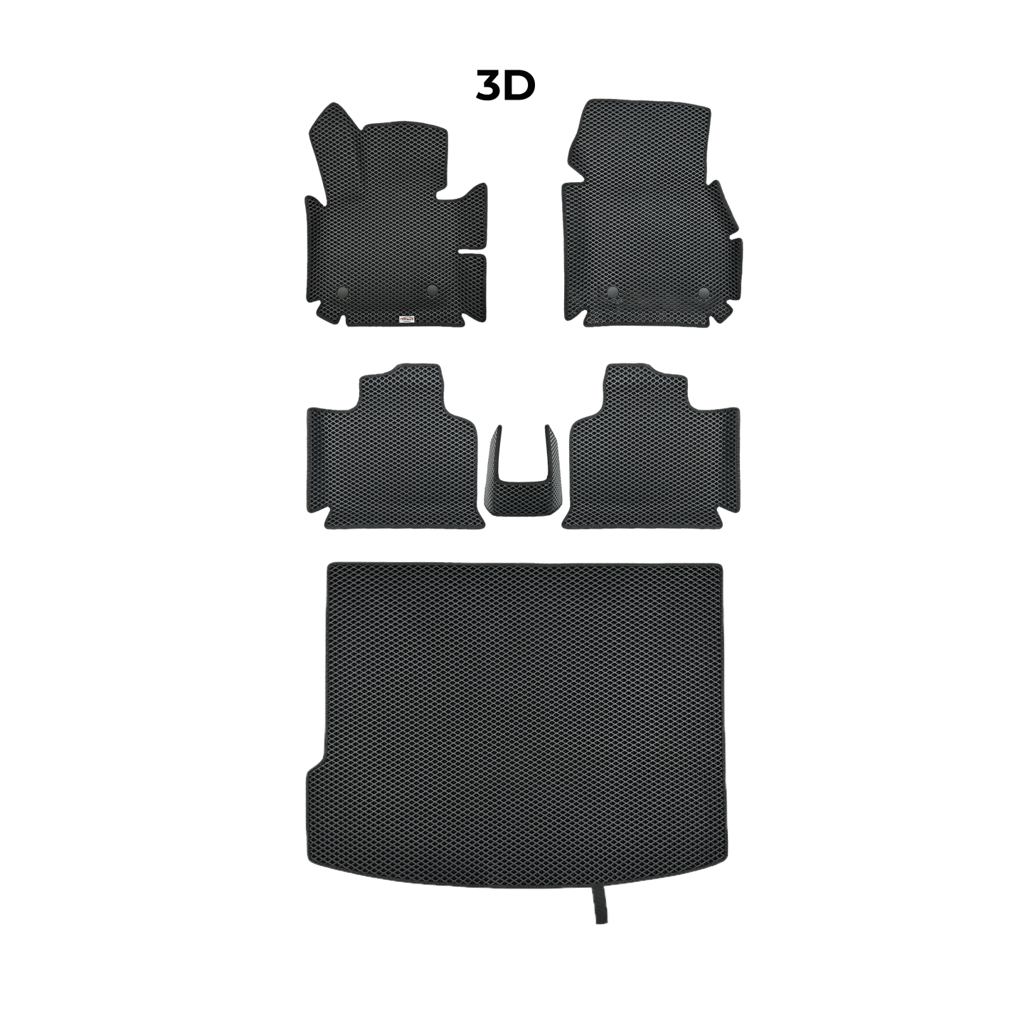 Dywaniki samochodowe 3D EVAMATS do Jeep Wrangler(TJ) 2 gen 1996-2006 rok 3 drzwi SUV