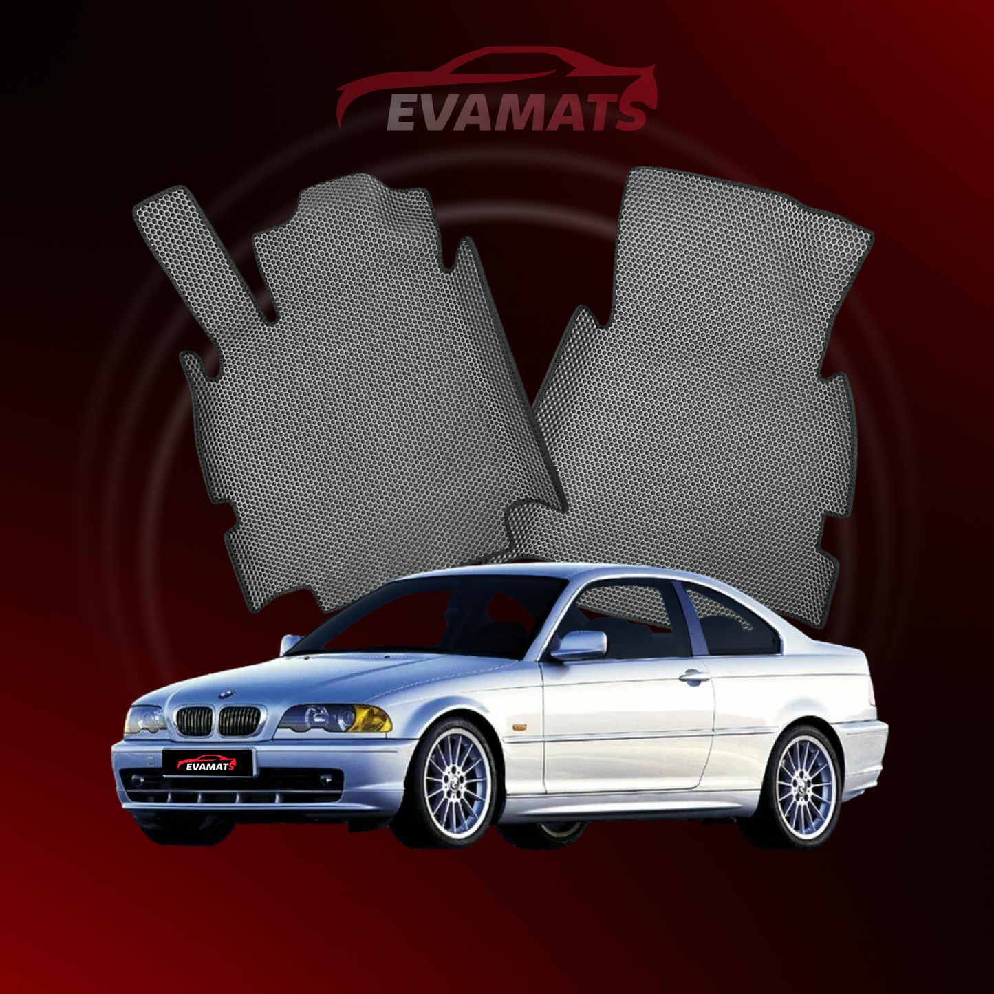 Dywaniki samochodowe EVAMATS do BMW 3(E46) 4 gen 1998-2007 rok COUPE