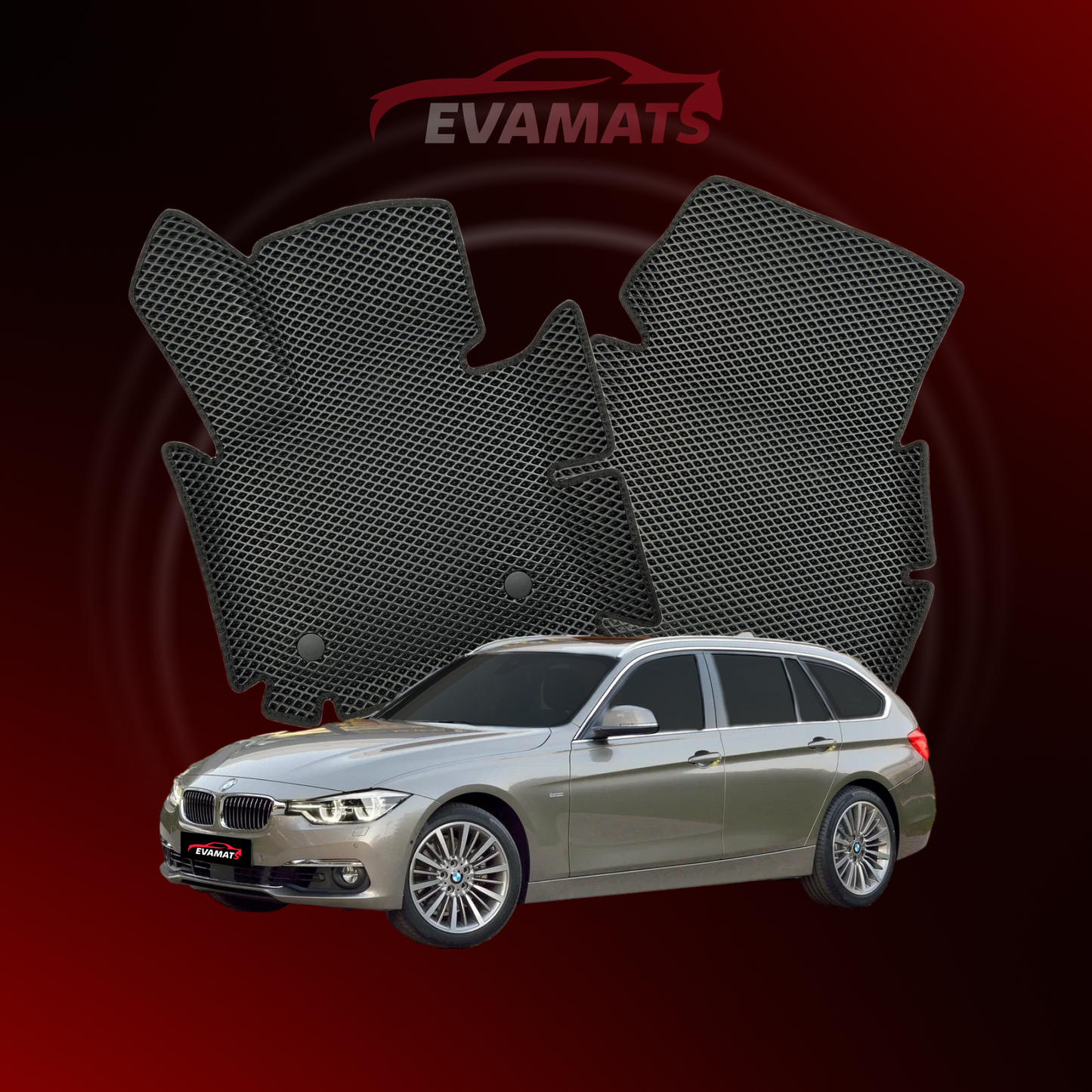 Dywaniki samochodowe EVAMATS do BMW 3(F31) 6 gen 2011-2020 rok KOMBI