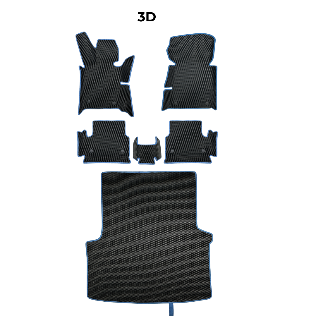 EVA Dywaniki samochodowe od EVA MATS 3D do BMW 5 (G30) 7 gen 2017-2024 rok Sedan DIESEL