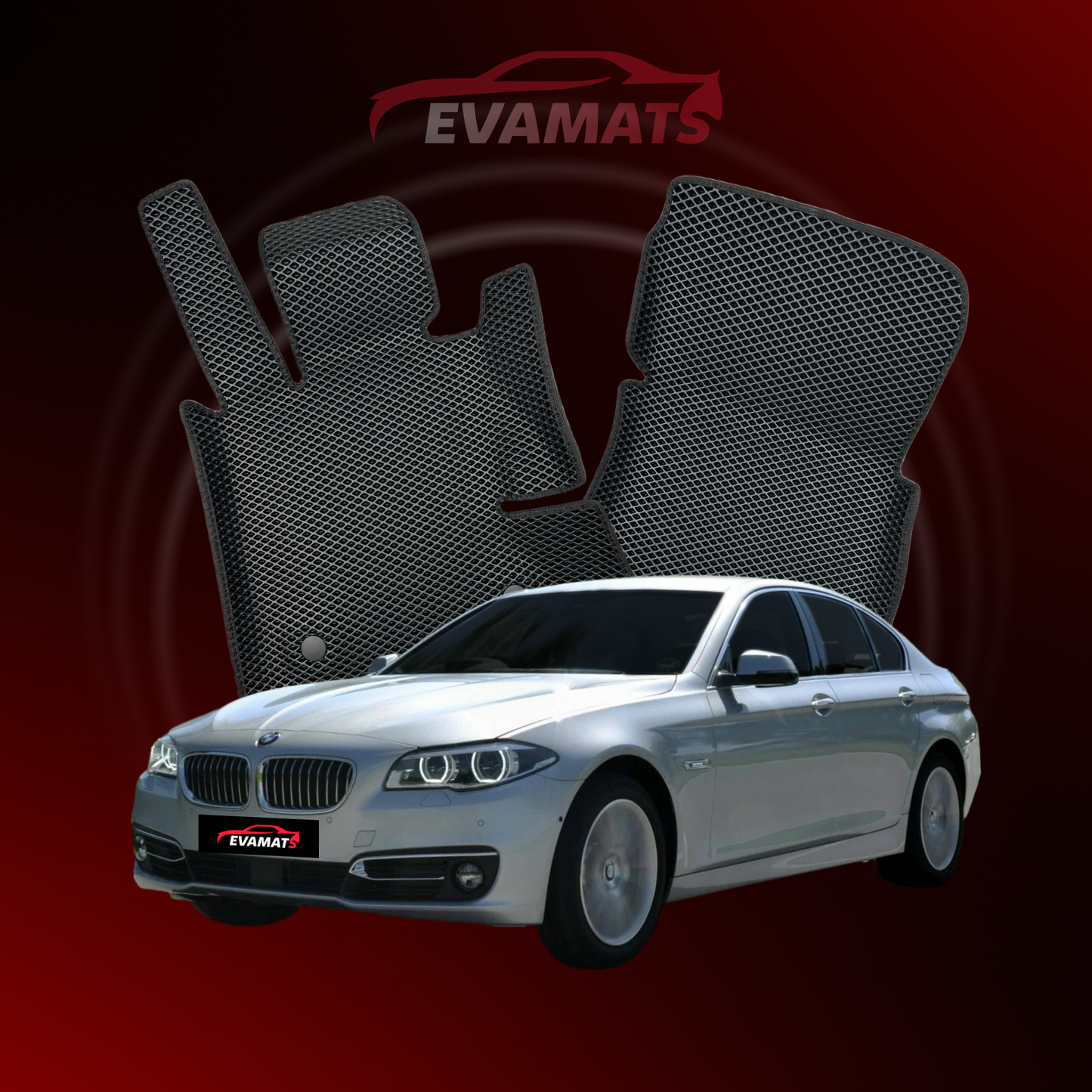 Dywaniki samochodowe EVAMATS do BMW 5 (F10) 6 gen 2009-2017 rok Sedan