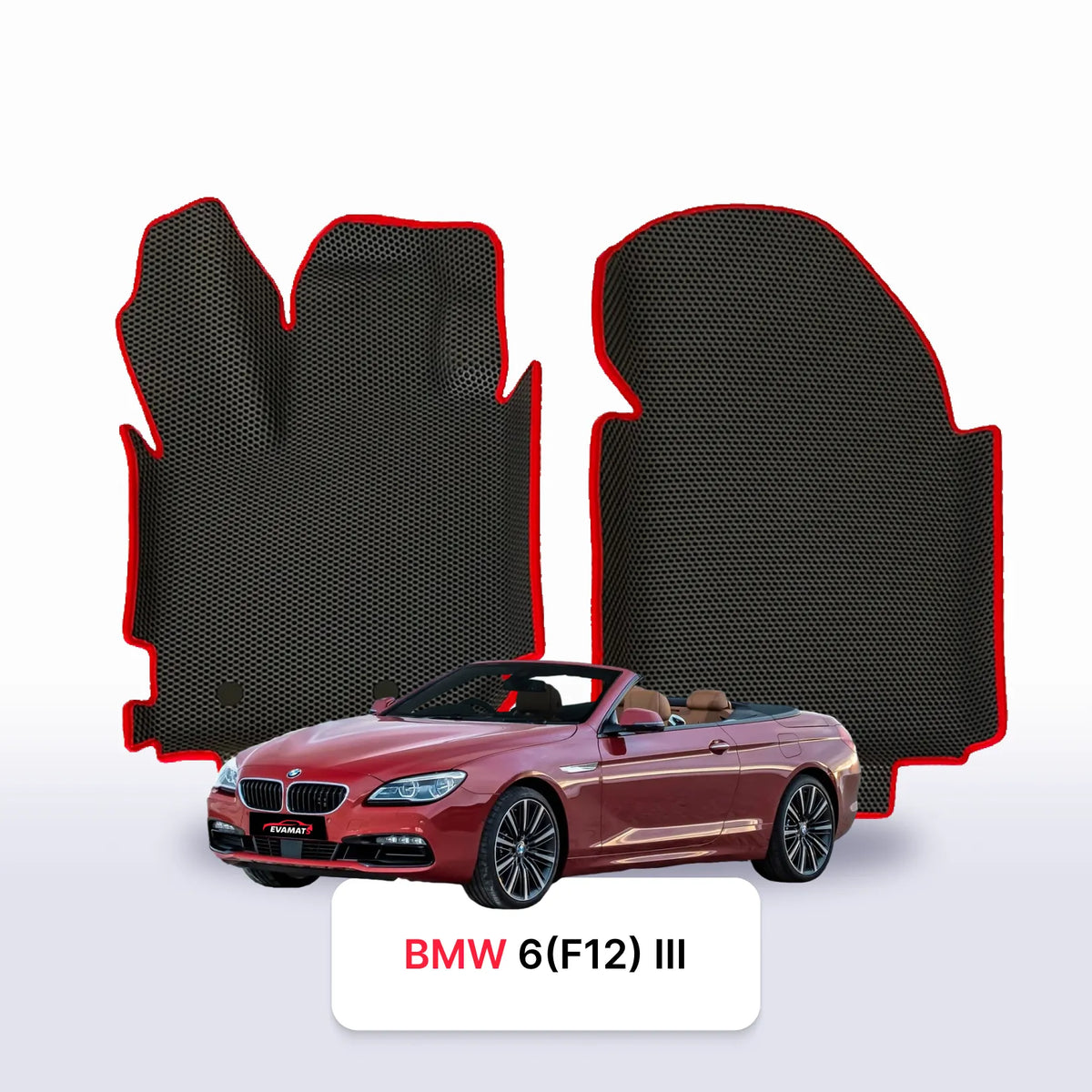 EVA Dywaniki samochodowe od EVAMATS do BMW 6 (F12) 3 gen 2010-2018 rok KABRIOLET