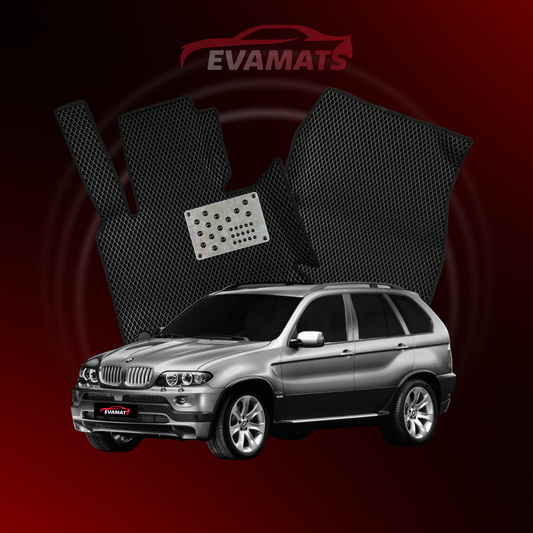 Dywaniki samochodowe EVAMATS do BMW X5 (E53) 1 gen 1999-2006 rok SUV
