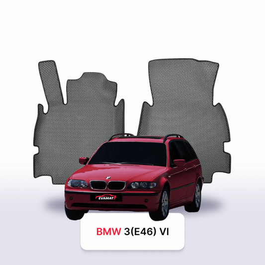 Коврики ЭВАМАТС для BMW 3(E46) 4 поколения 1998-2007 года выпуска КОМБИ