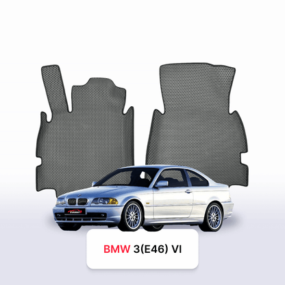 Dywaniki samochodowe EVAMATS do BMW 3(E46) 4 gen 1998-2007 rok COUPE