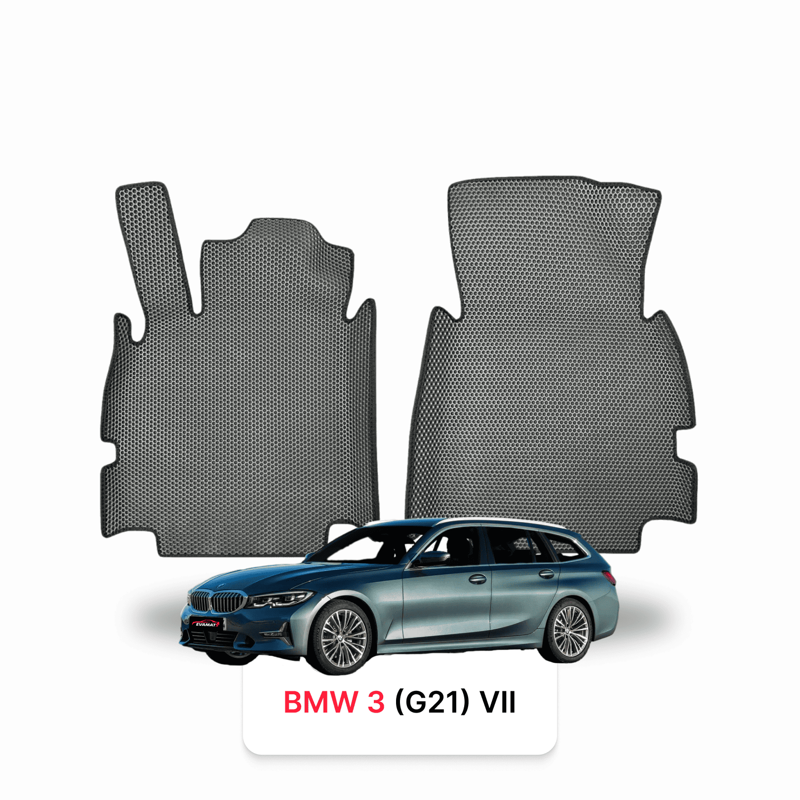 EVA Dywaniki samochodowe od EVA MATS 3D do BMW 3 G21 7 gen 2018-2028 rok Kombi BENZYNA