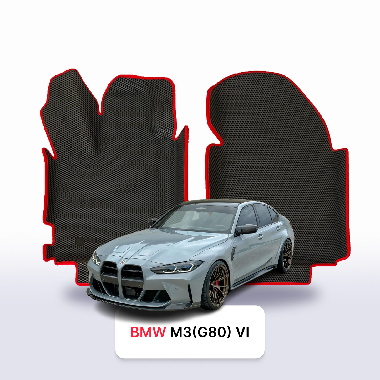 EVA Dywaniki samochodowe od EVA MATS 3D do BMW M3 G80 6 gen 2020-2028 rok Sedan BENZYNA