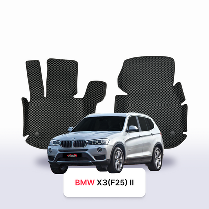 EVA Dywaniki samochodowe od EVAMATS do BMW X3(F25) 2 gen 2010-2017 rok SUV BENZYNA