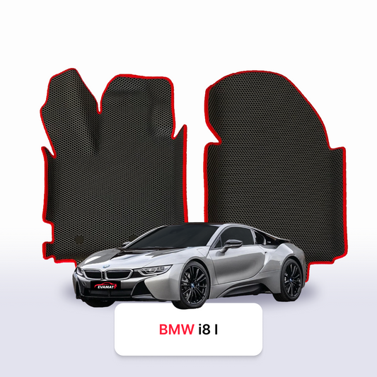 Dywaniki samochodowe EVAMATS do BMW i8 1 gen 2014-2020 rok HYBRYDA COUPE