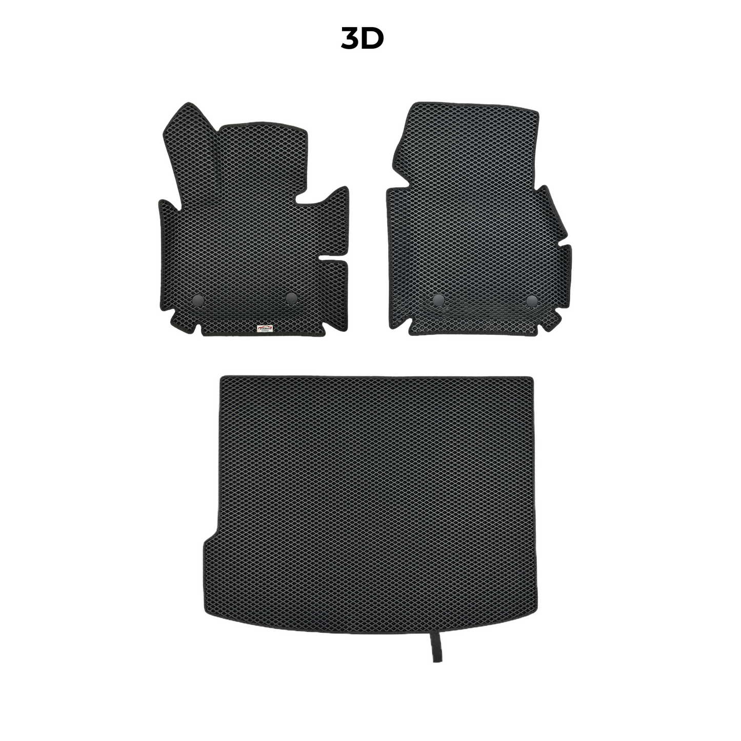 Dywaniki samochodowe 3D EVAMATS do Smart Fortwo 1 gen 1998-2007 rok CROSSBLADE