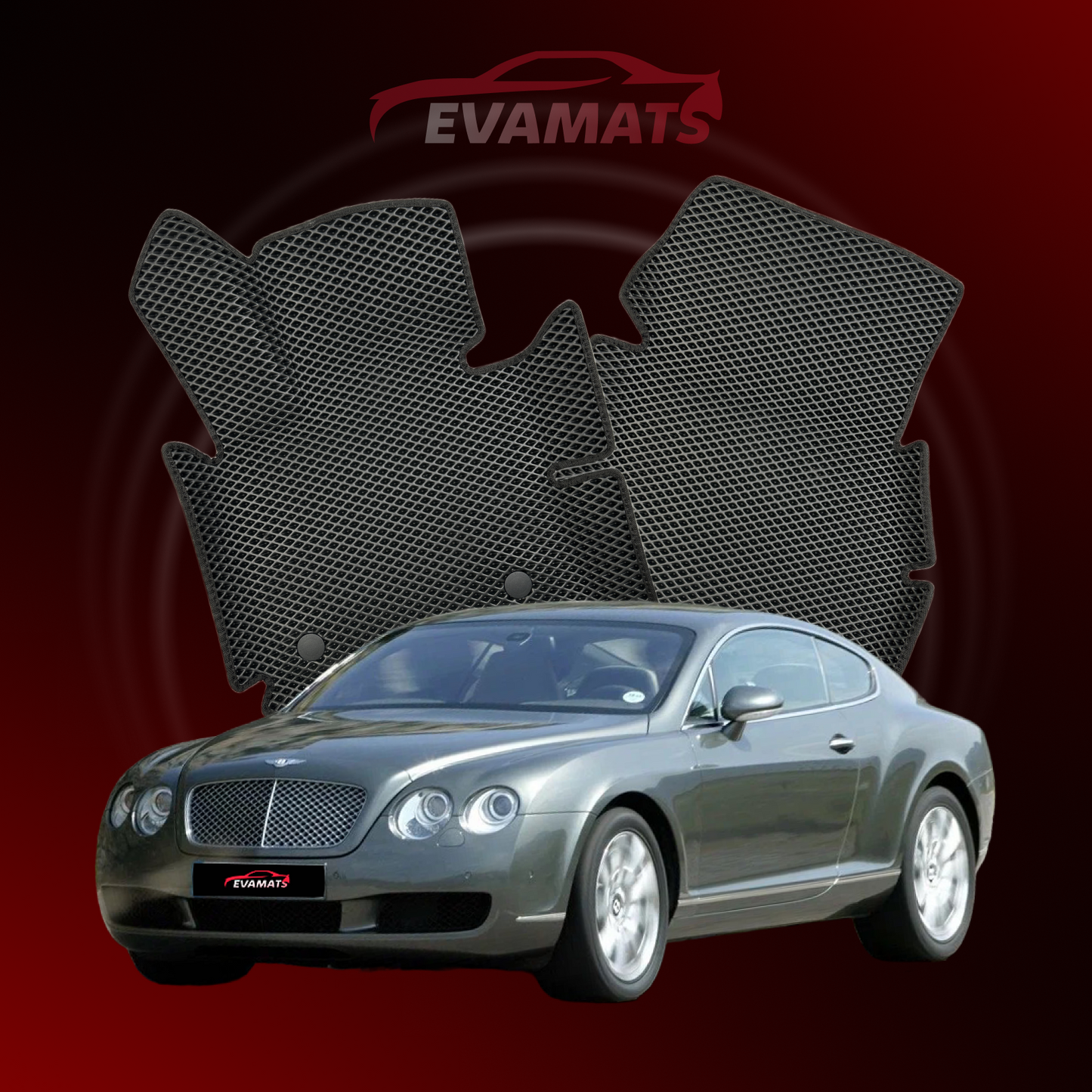 Dywaniki samochodowe EVAMATS do Bentley Continental GT 1 gen 2003-2011 rok COUPE