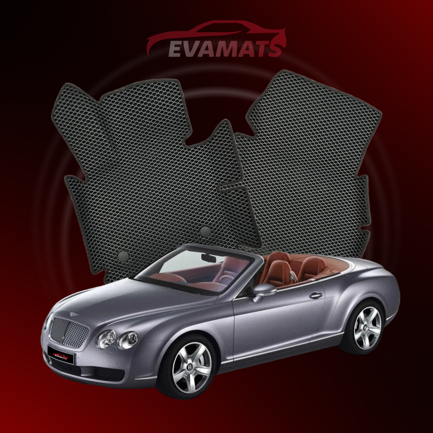 Коврики EVAMATS для Bentley Continental GT 1st gen 2003-2011 КАБРИОЛЕТ