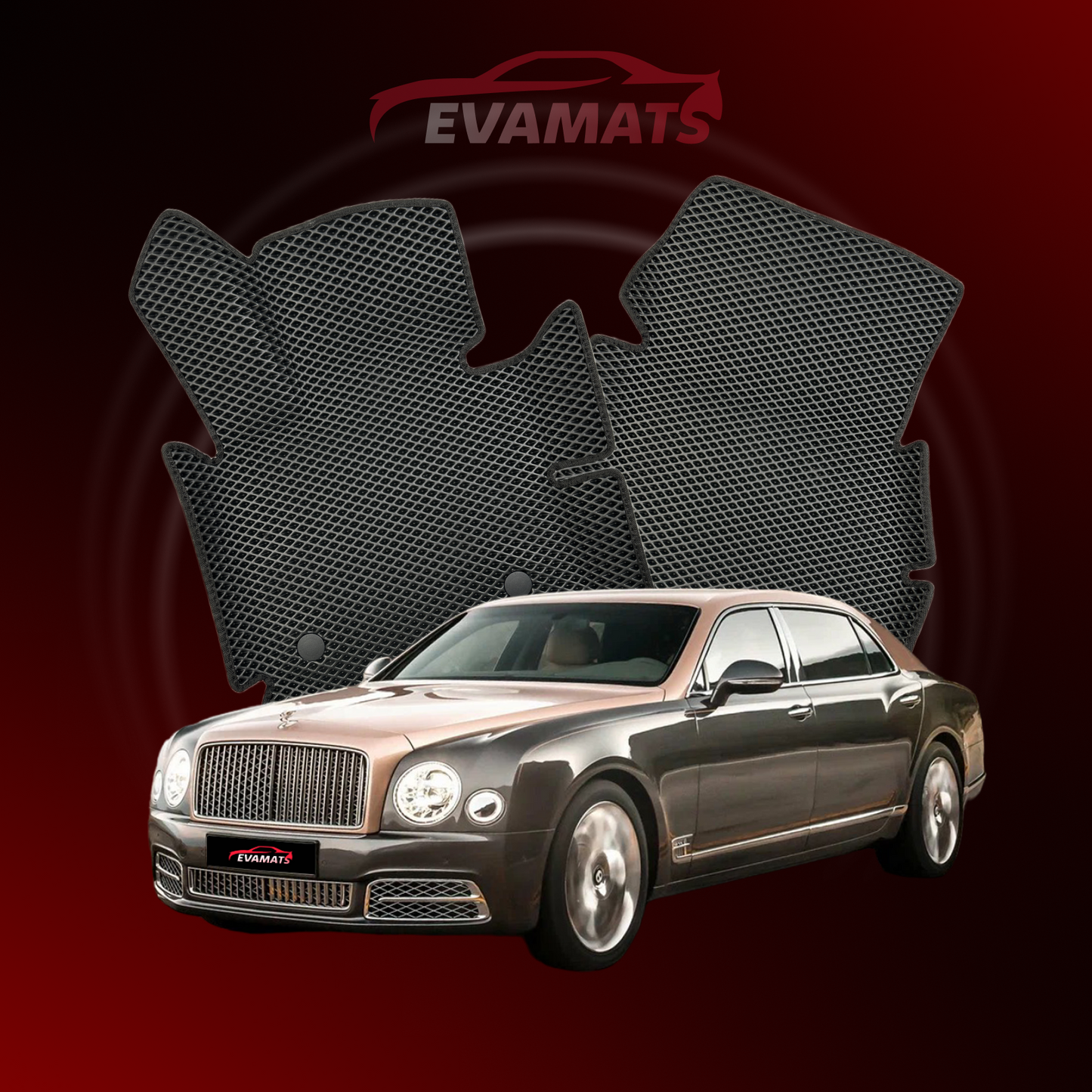 Dywaniki samochodowe EVAMATS do Bentley Mulsanne EWB 2 gen 2010-2020 rok SEDAN