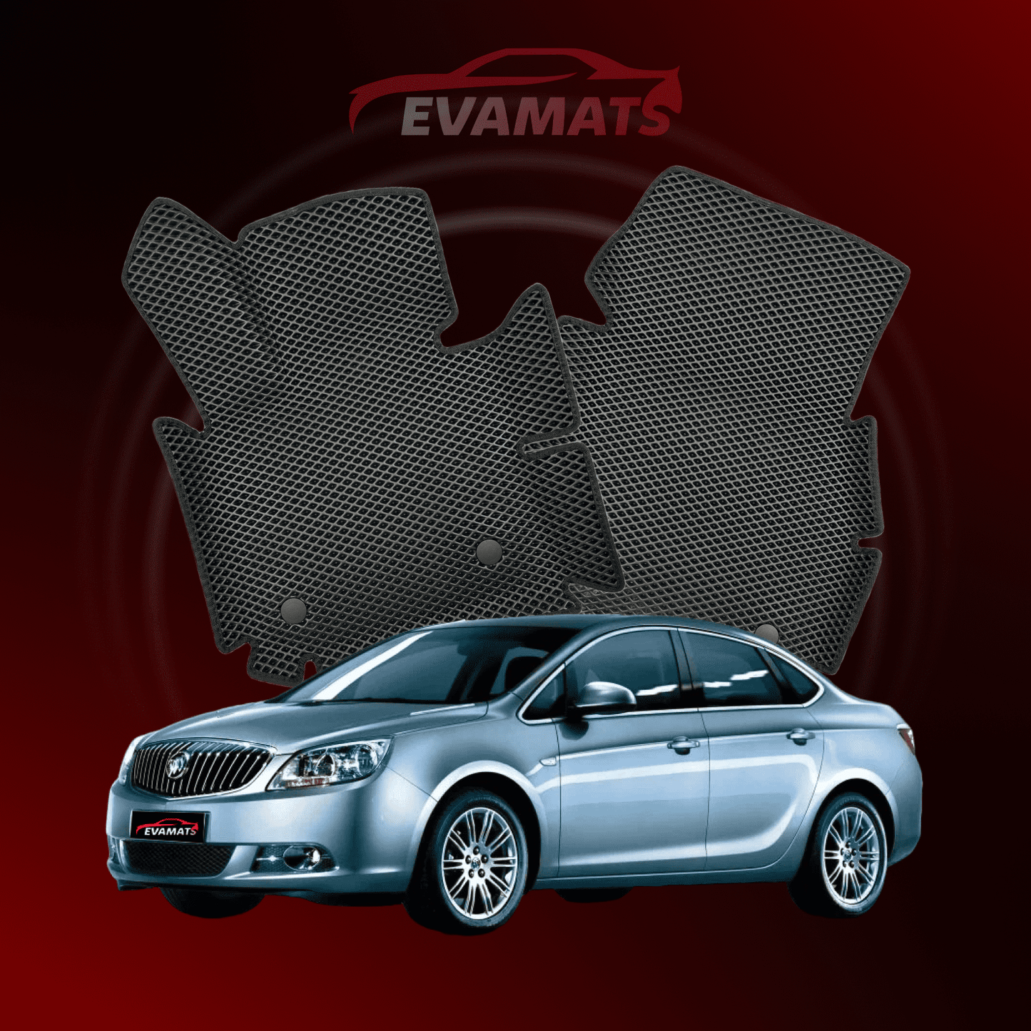 Dywaniki samochodowe EVAMATS do Buick Excelle 2 gen 2009-2015 rok SEDAN