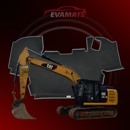 Автоковрики EVAMATS для CAT 320E 1-го покоління 2012-2018 року ЕКСКАВАТОР