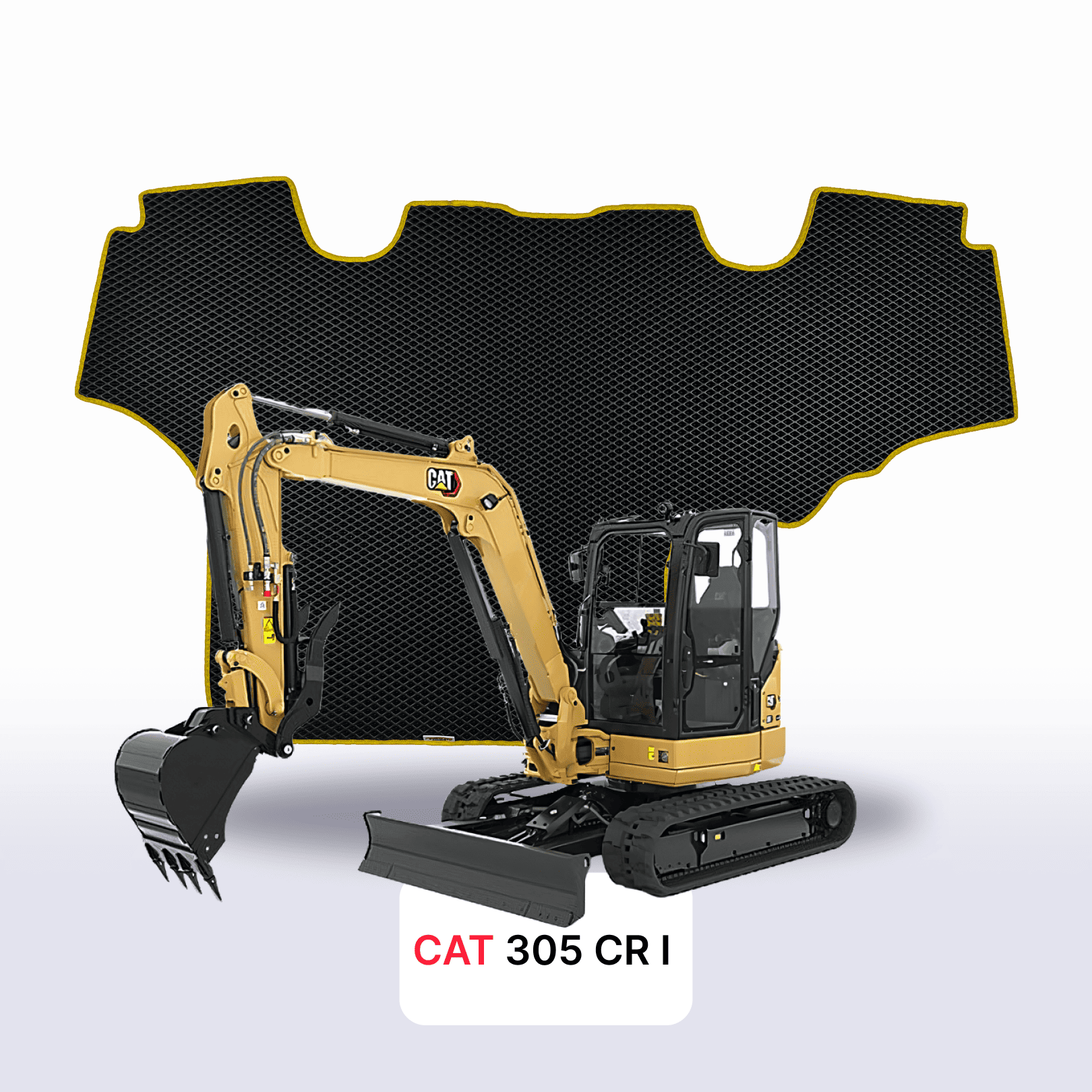 Коврики EVAMATS для ЭКСКАВАТОРА CAT 305 CR 1-го поколения 2003-2006 г.в.