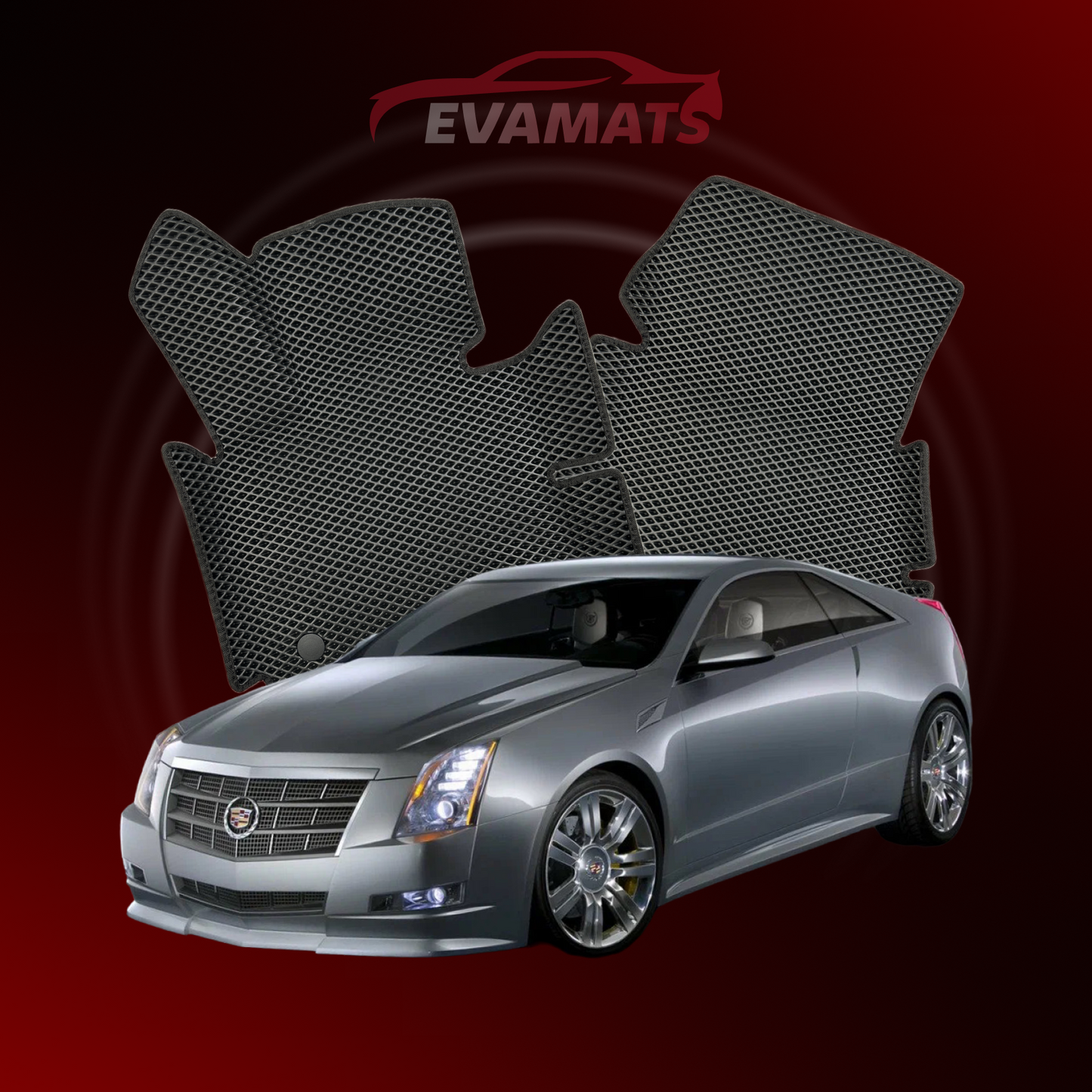 Dywaniki samochodowe EVAMATS do Cadillac CTS 2 gen 2007-2014 rok COUPE