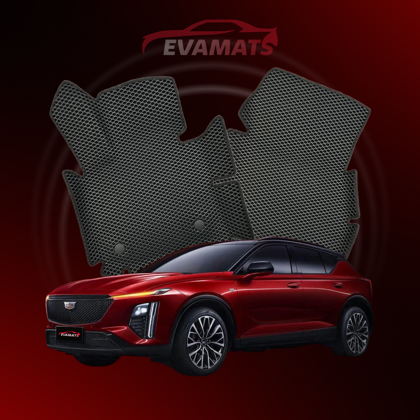 Dywaniki samochodowe EVAMATS do Cadillac GT4 1 gen 2023-2024 rok SUV