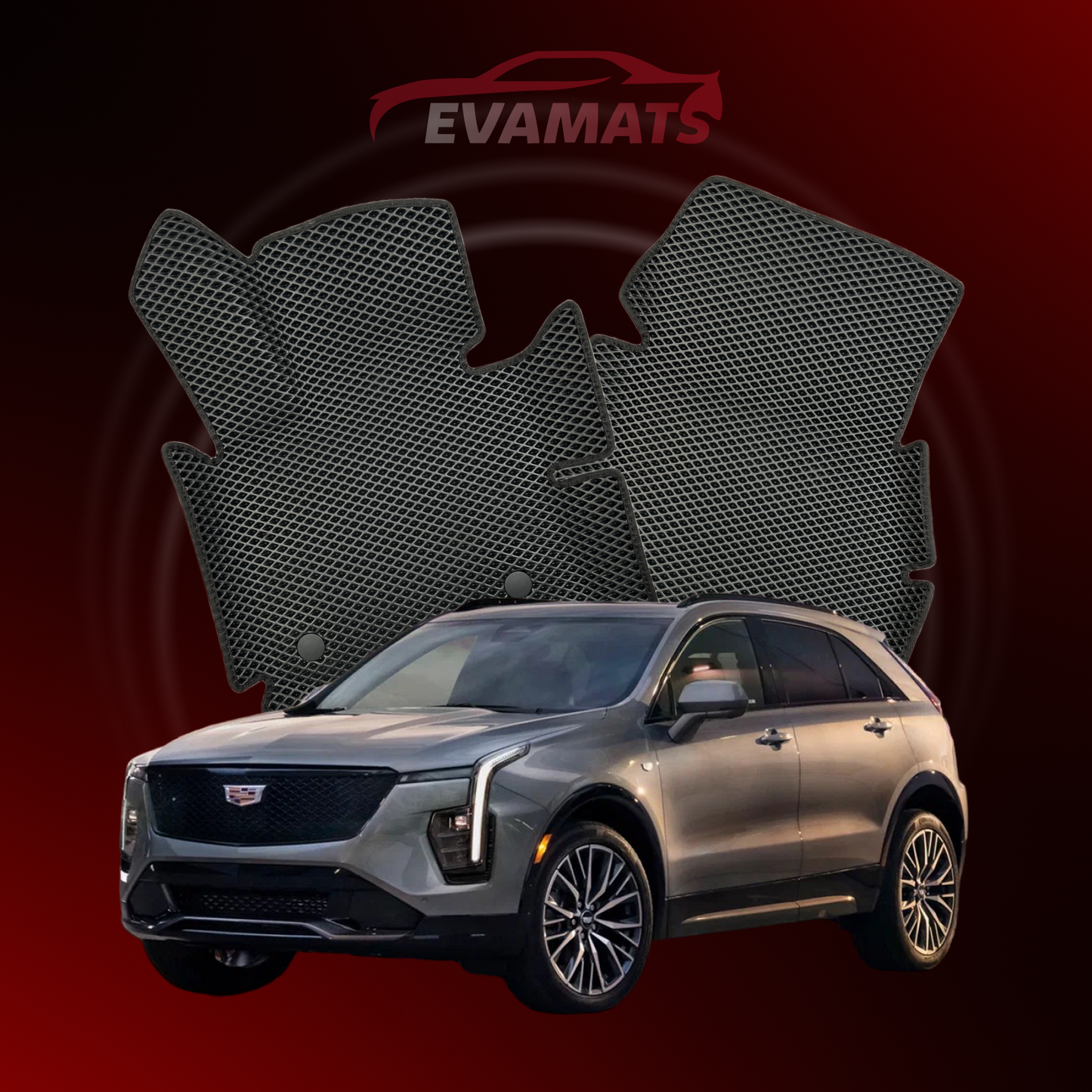 Dywaniki samochodowe 3D EVAMATS do Cadillac XT4 1 gen 2018-2024 rok SUV