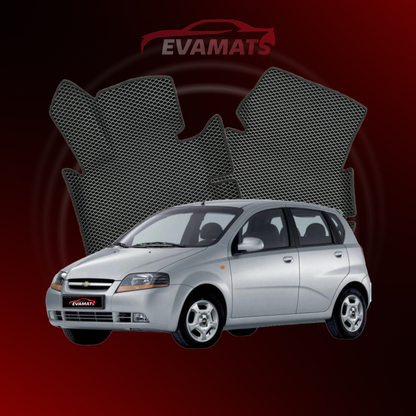 Dywaniki samochodowe EVAMATS do Chevrolet Aveo(T200) 1 gen 2002-2011 rok HATCHBACK 5 drzwi