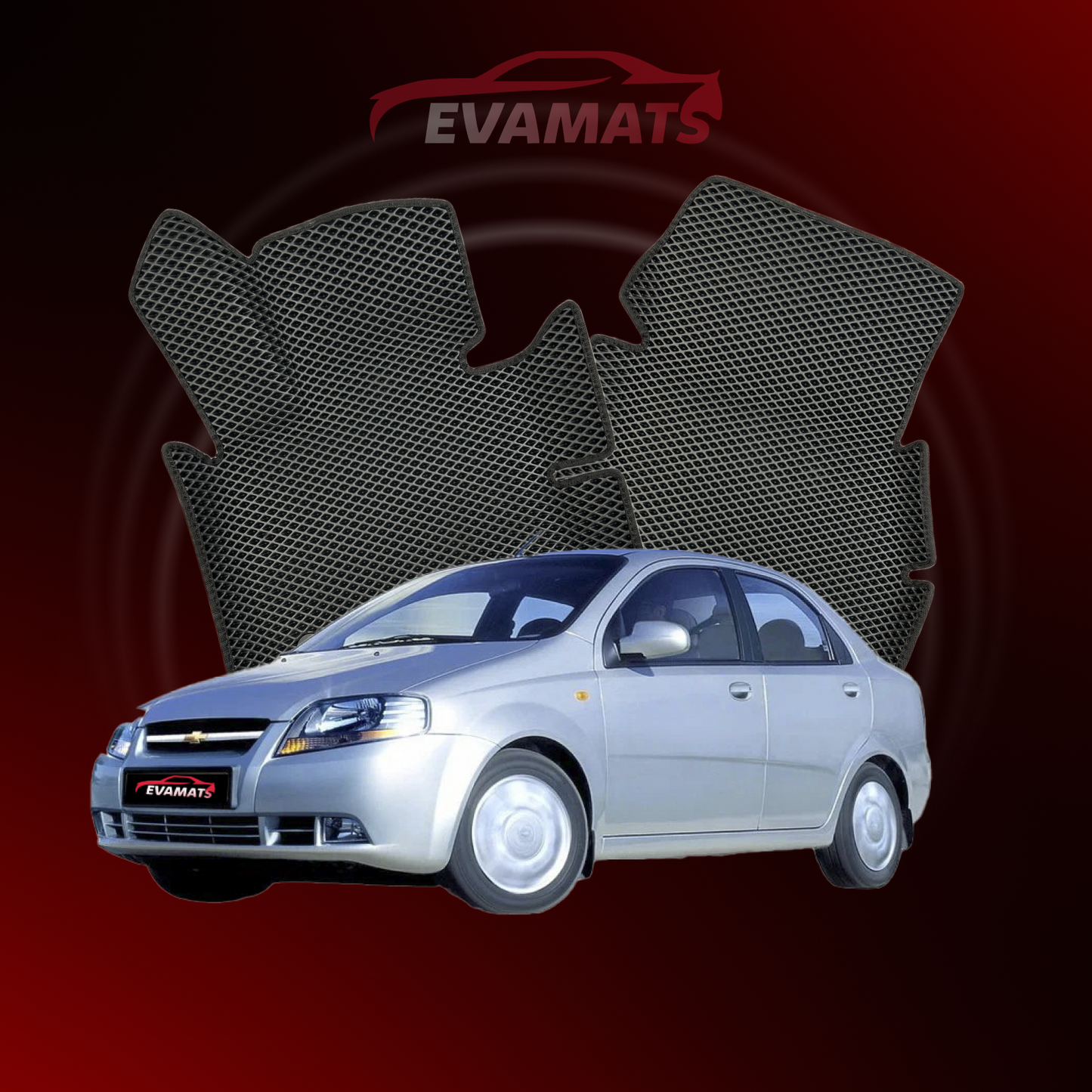 Dywaniki samochodowe EVAMATS do Chevrolet Aveo(T200) 1 gen 2002-2011 rok SEDAN