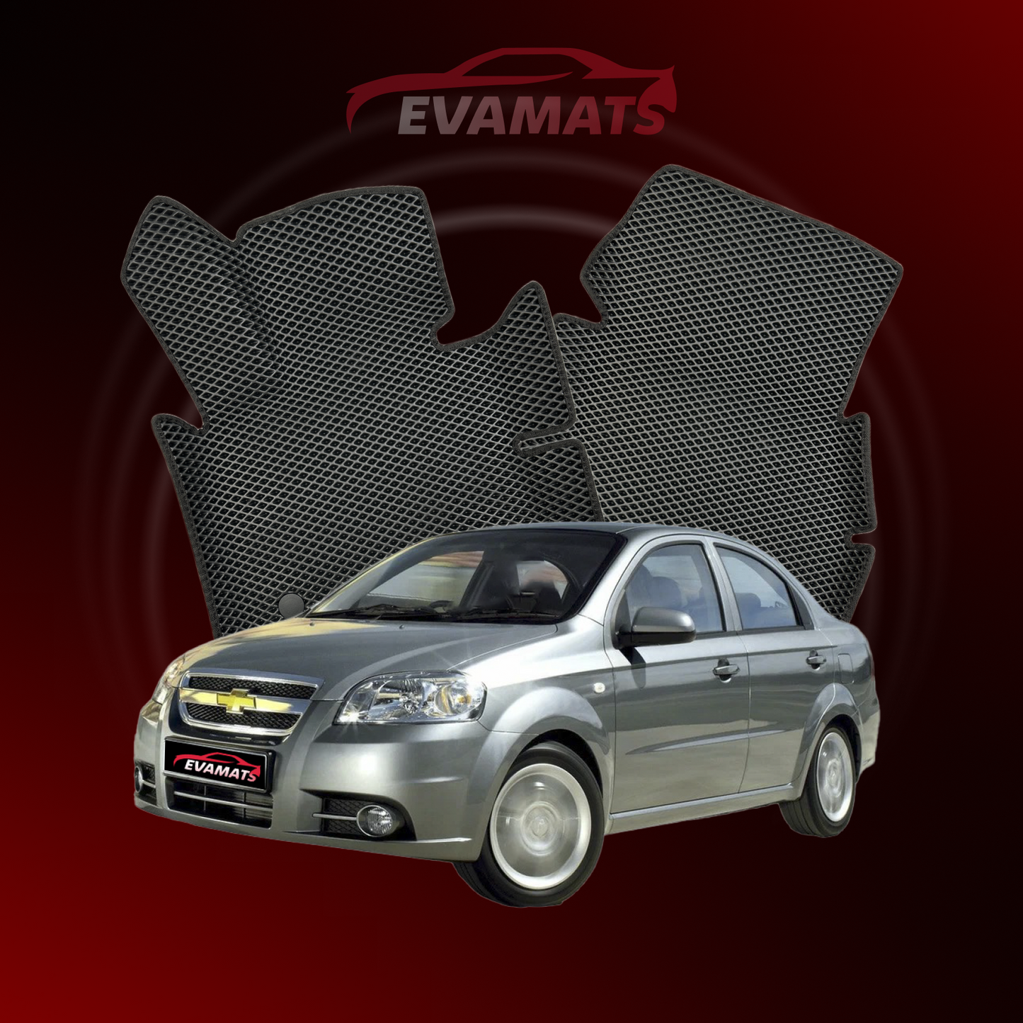 Dywaniki samochodowe EVAMATS do Chevrolet Aveo(T250) 2 gen 2006-2012 rok SEDAN