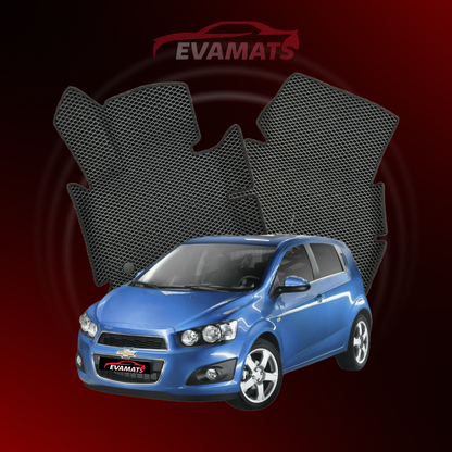 Dywaniki samochodowe EVAMATS do Chevrolet Aveo(T300) 3 gen 2011-2020 rok HATCHBACK 5 drzwi