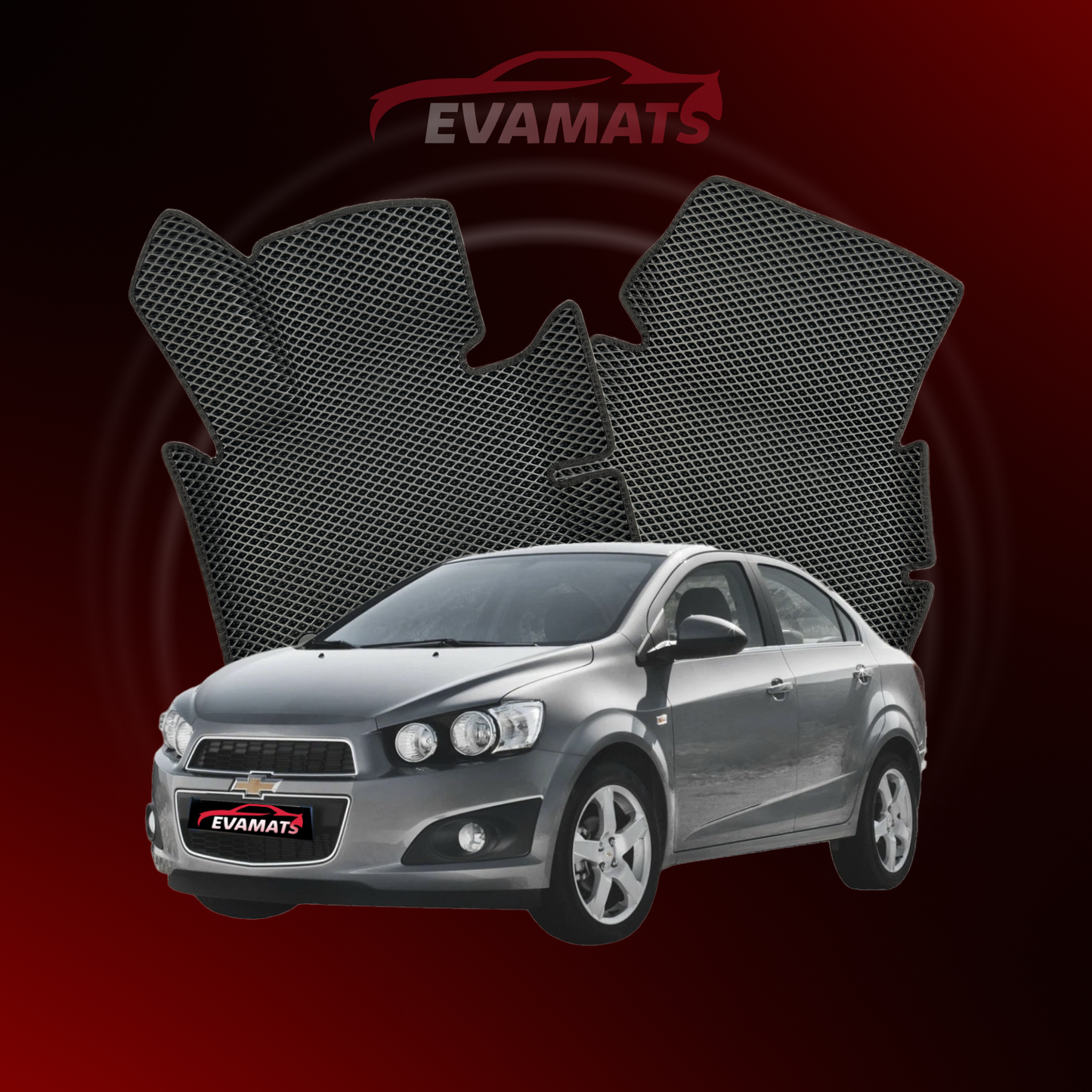 Dywaniki samochodowe 3D EVAMATS do Chevrolet Aveo(T300) 3 gen 2011-2020 rok SEDAN