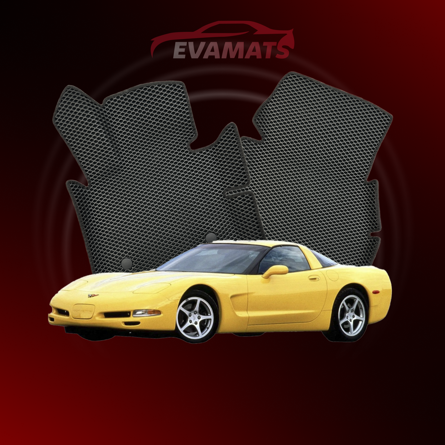 Dywaniki samochodowe 3D EVAMATS do Chevrolet Corvette(C5) 5 gen 1997-2004 rok COUPE