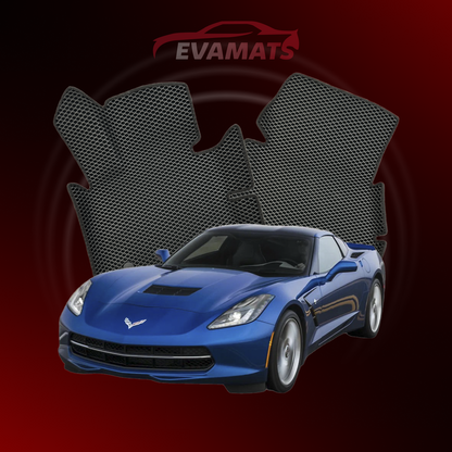 Dywaniki samochodowe 3D EVAMATS do Chevrolet Corvette(C7) 7 gen 2013-2019 rok COUPE