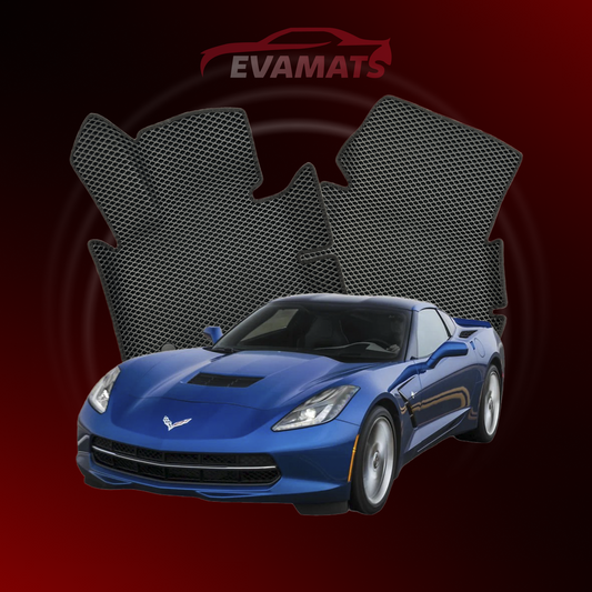 Dywaniki samochodowe EVAMATS do Chevrolet Corvette(C7) 7 gen 2013-2019 rok COUPE