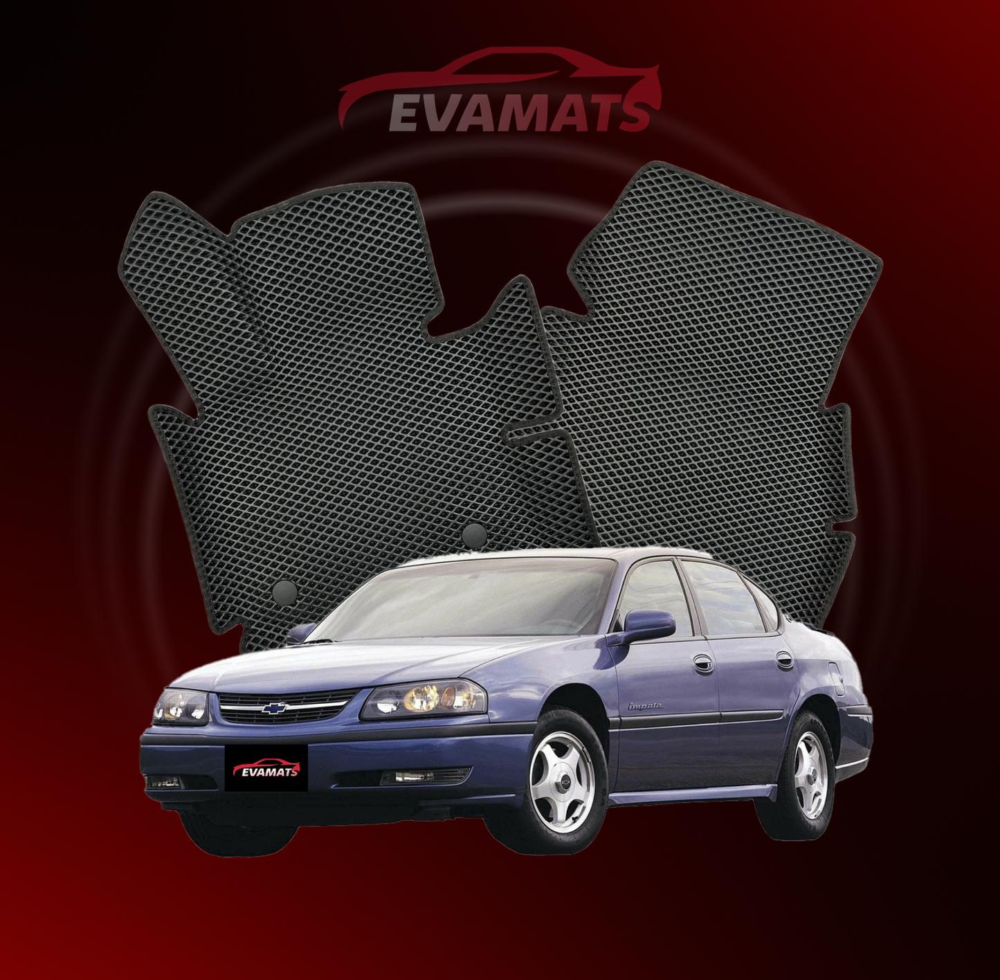 Dywaniki samochodowe 3D EVAMATS do Chevrolet Impala 8 gen 1999-2006 rok SEDAN