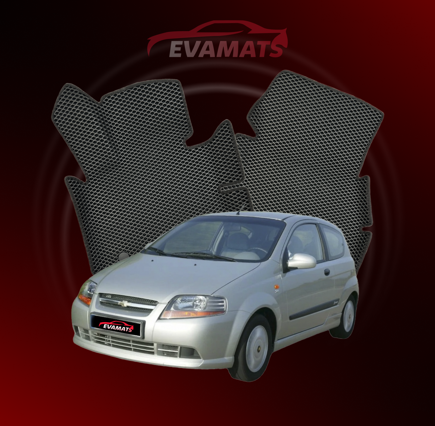 Dywaniki samochodowe 3D EVAMATS do Chevrolet Kalos 1 gen 2003-2008 rok HATCHBACK 3 drzwi