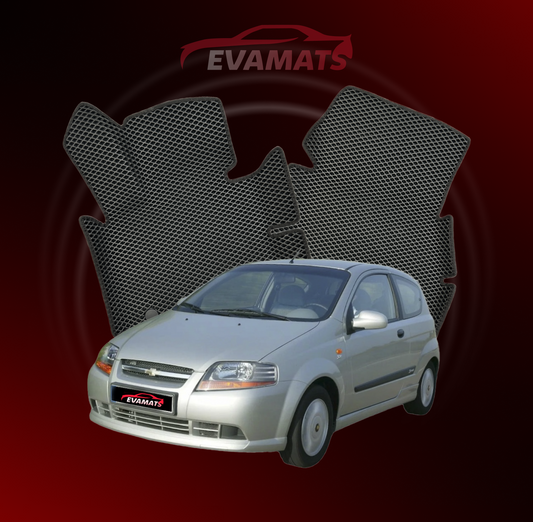 Dywaniki samochodowe EVAMATS do Chevrolet Kalos 1 gen 2003-2008 rok HATCHBACK 3 drzwi