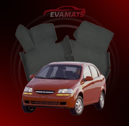 Dywaniki samochodowe EVAMATS do Chevrolet Kalos 1 gen 2003-2008 rok SEDAN