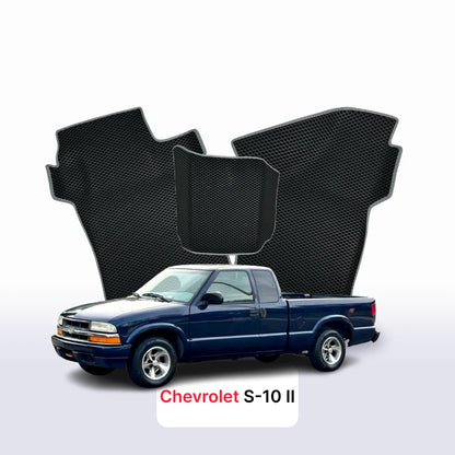 EVA Dywaniki samochodowe od EVA MATS 3D do Chevrolet S-10 2 gen 1993-2004 rok Pick-Up półtorej kabiny