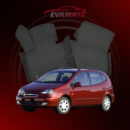 Dywaniki samochodowe 3D EVAMATS do Chevrolet Tacuma 1 gen 2000-2008 rok MINIVAN