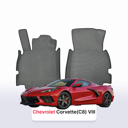 Коврики EVAMATS для Chevrolet Corvette(C8) 8 поколения 2020-2025 года выпуска КУПЕ