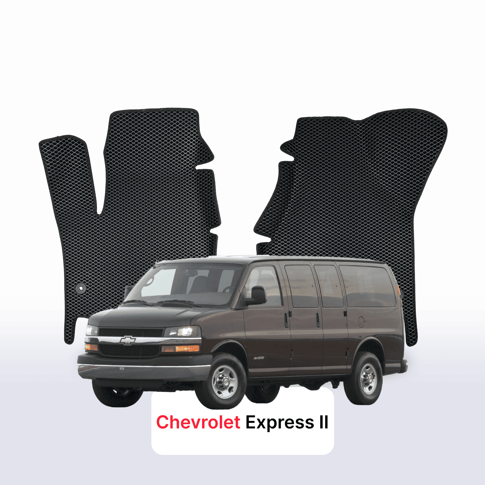 EVA Dywaniki samochodowe od EVA MATS 3D do Chevrolet Express 2 gen 2010-2028 rok