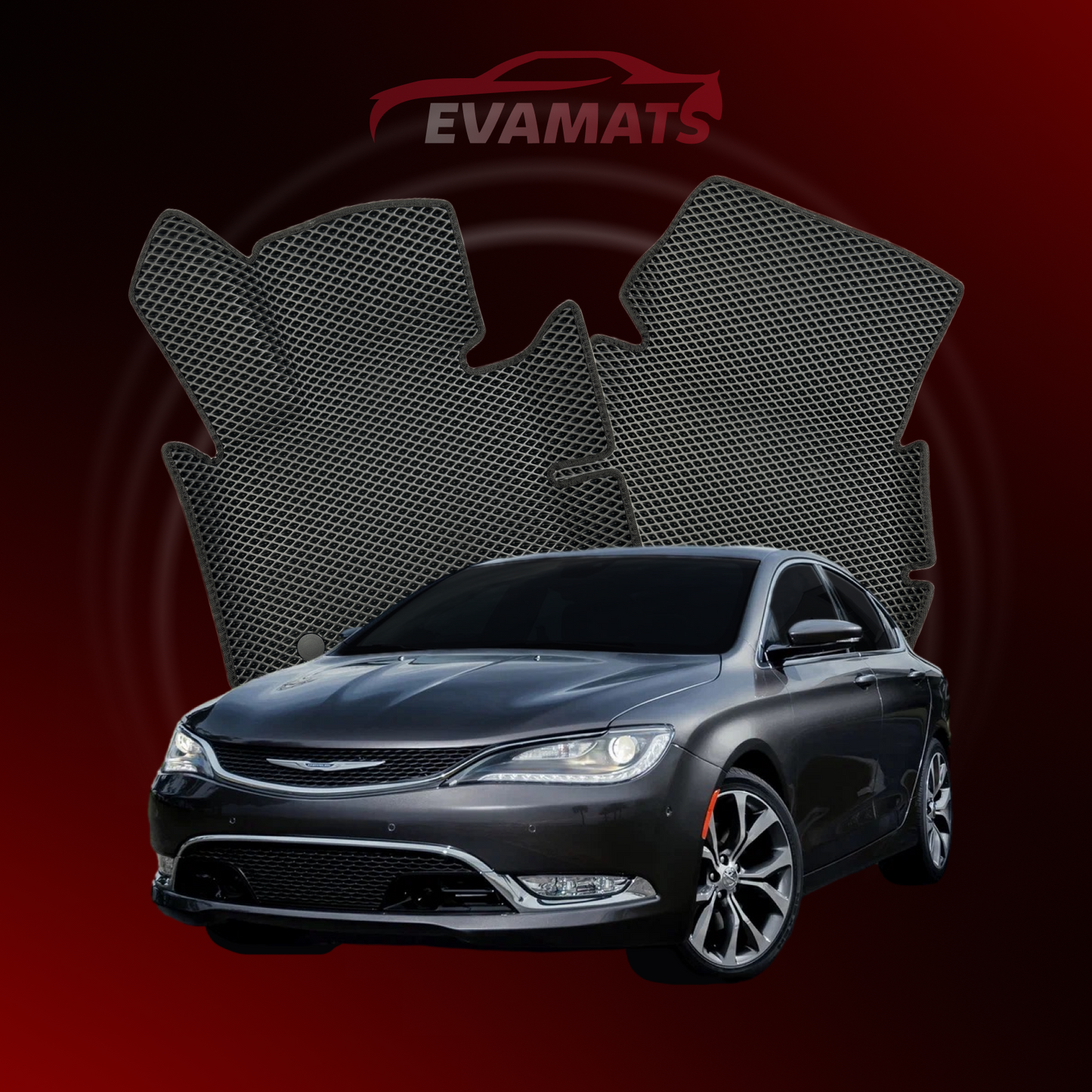 Коврики EVAMATS для Chrysler 200 2 поколения СЕДАН 2014-2017 гг.