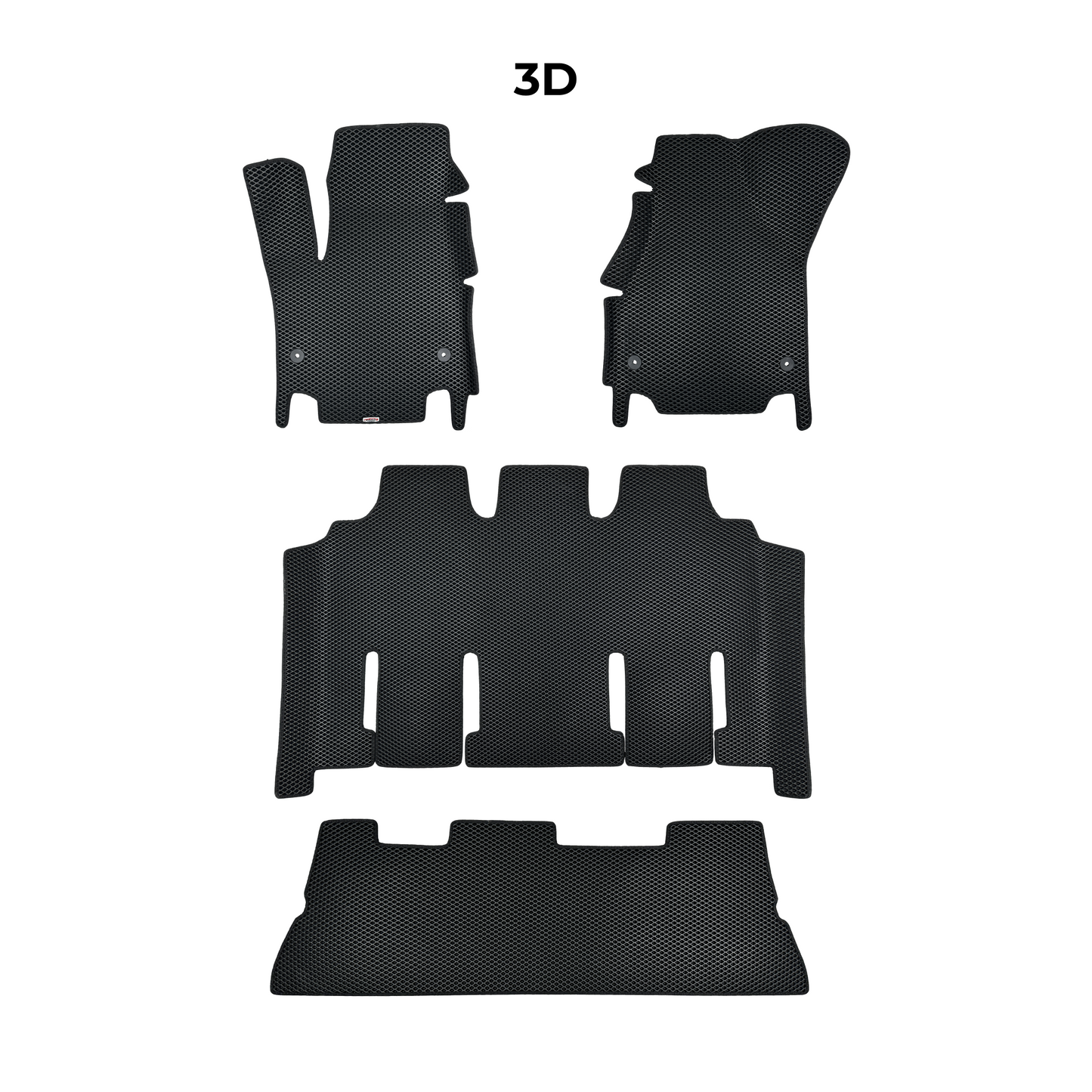 EVA Dywaniki samochodowe od EVA MATS 3D do Chrysler Pacifica Pinnacle (RU) 2 gen 2021-2028 rok MINIVAN BENZYNA + Podpiętka EVAMATS