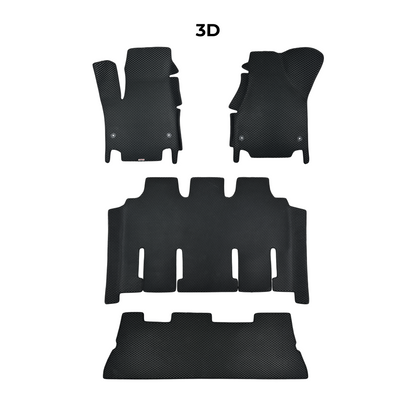 EVA Dywaniki samochodowe od EVA MATS 3D do Chrysler Pacifica Pinnacle (RU) 2 gen 2021-2028 rok MINIVAN BENZYNA + Podpiętka EVAMATS