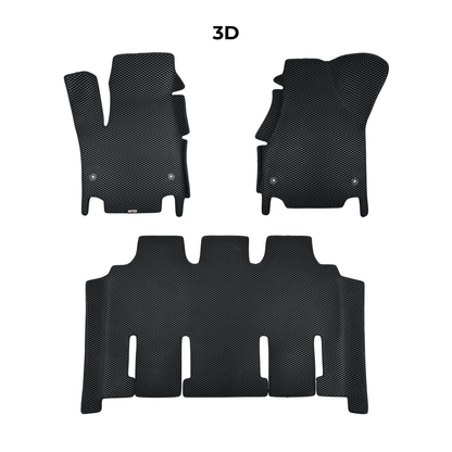 EVA Dywaniki samochodowe od EVA MATS 3D do Chrysler Pacifica Pinnacle (RU) 2 gen 2021-2028 rok MINIVAN BENZYNA + Podpiętka EVAMATS