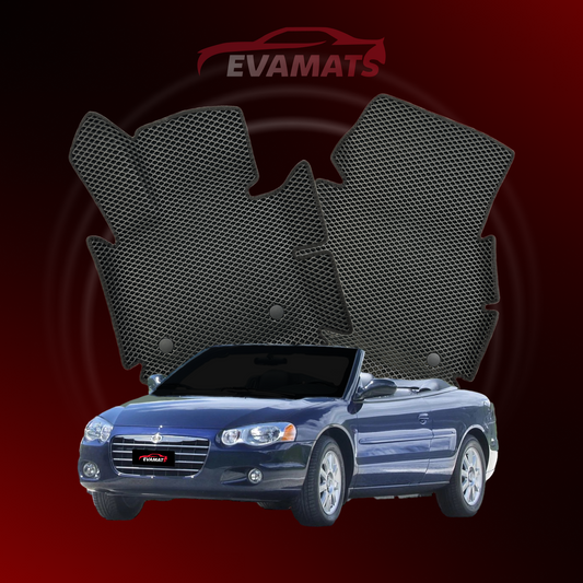 Dywaniki samochodowe EVAMATS do Chrysler Sebring 2 gen 2000-2006 rok KABRIOLET