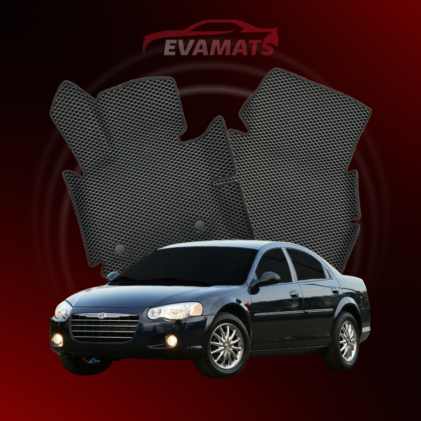 Автоковрики EVAMATS для Chrysler Sebring 2 покоління 2000-2006 SEDAN