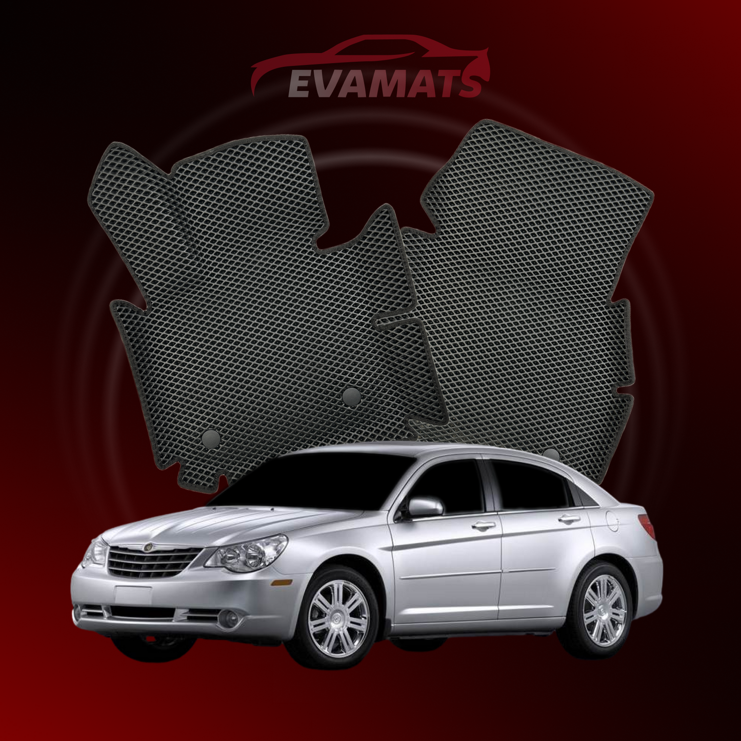 Dywaniki samochodowe 3D EVAMATS do Chrysler Sebring 3 gen 2006-2010 rok SEDAN