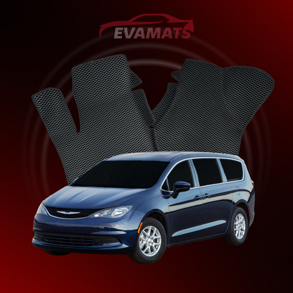 Dywaniki samochodowe EVAMATS do Chrysler Voyager 6 gen 2019-2023 rok MINIVAN