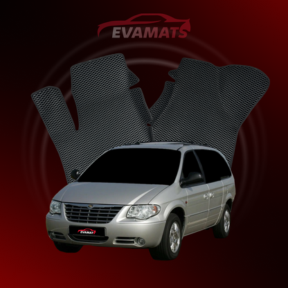 Dywaniki samochodowe EVAMATS do Chrysler Grand Voyager 4 gen 2000-2008 rok MINIVAN