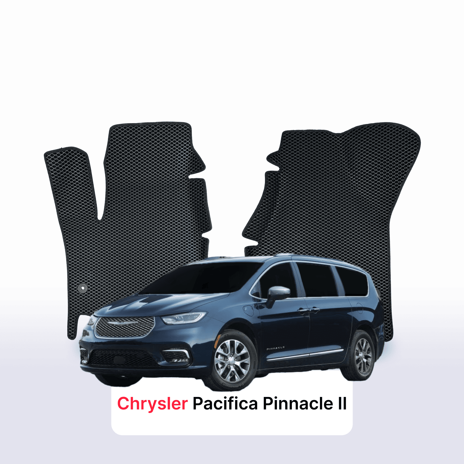 EVA Dywaniki samochodowe od EVA MATS 3D do Chrysler Pacifica Pinnacle (RU) 2 gen 2021-2028 rok MINIVAN BENZYNA + Podpiętka EVAMATS